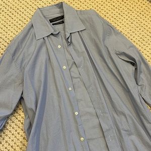 Bloomingdales men's store button down medium pure Egyptian